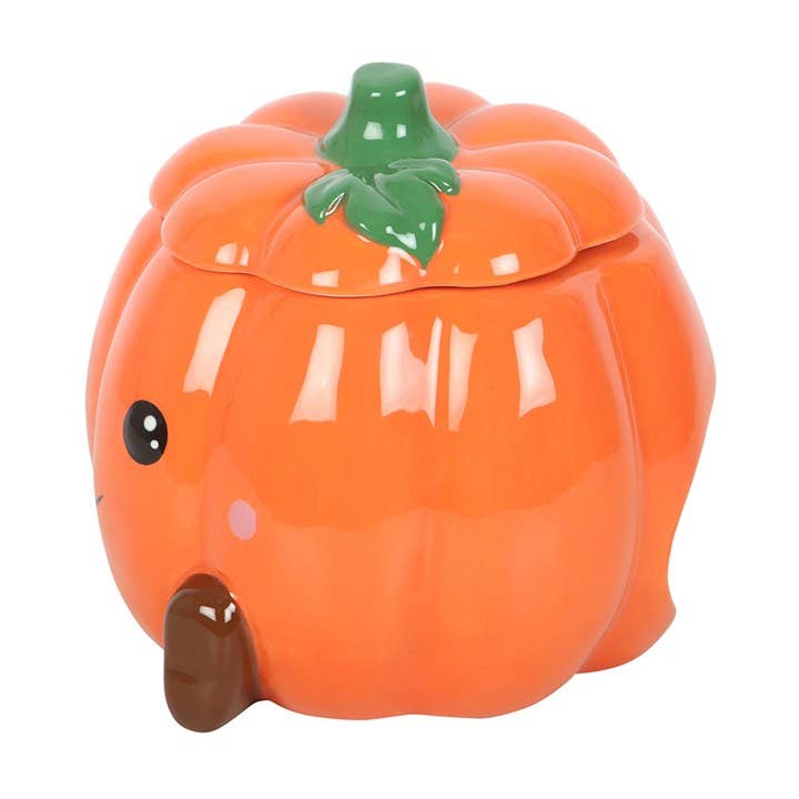 Schattige Pompoen Herfst en Najaar Oliebrander en Wasverwarmer