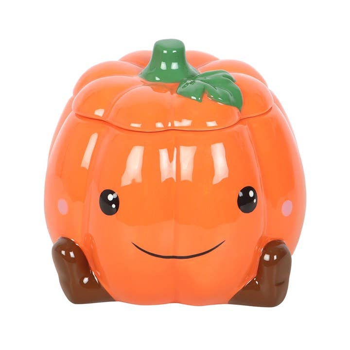 Schattige Pompoen Herfst en Najaar Oliebrander en Wasverwarmer