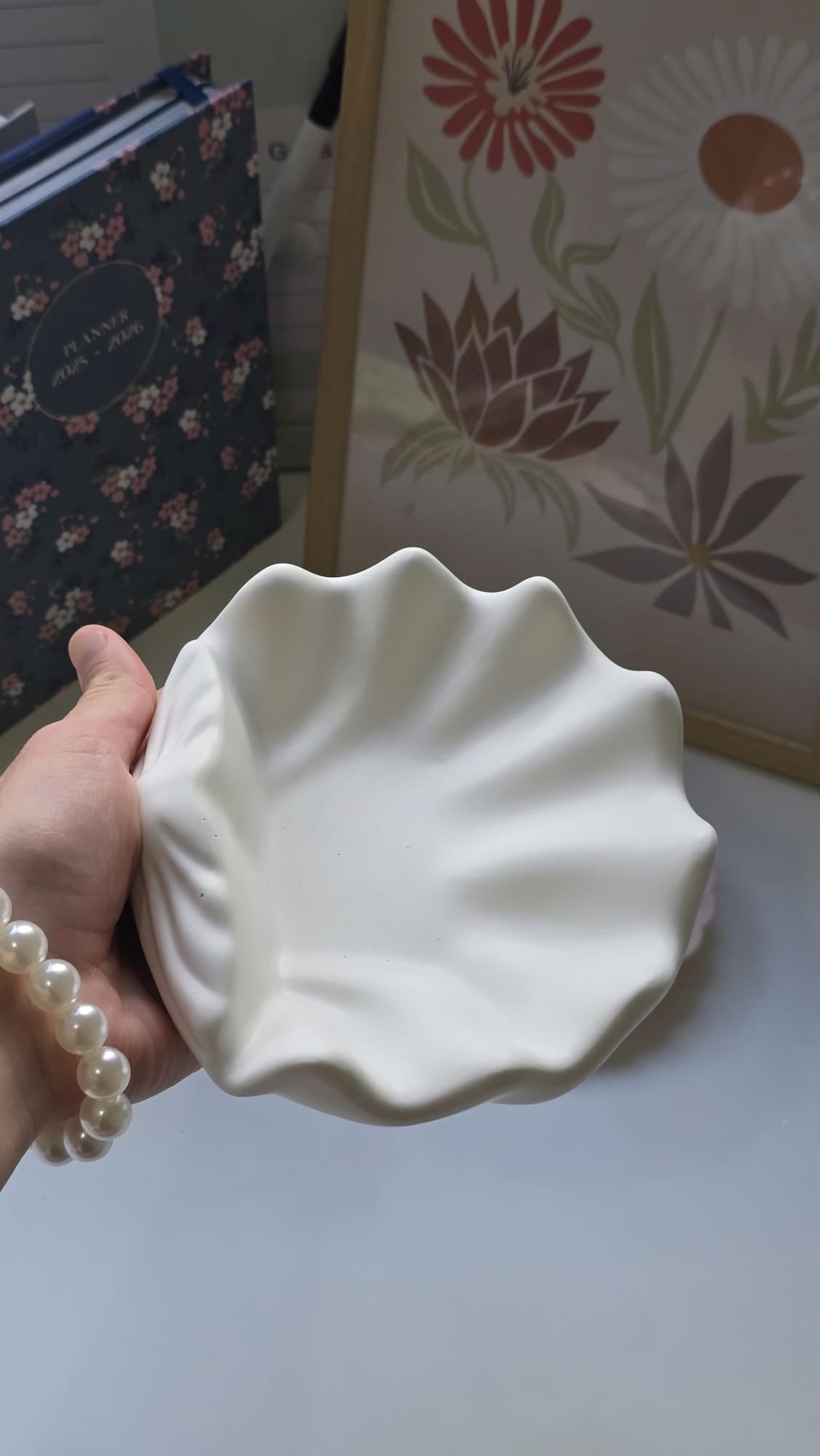 Ocean Bloom β Jesmonite Shell Trinket Dish