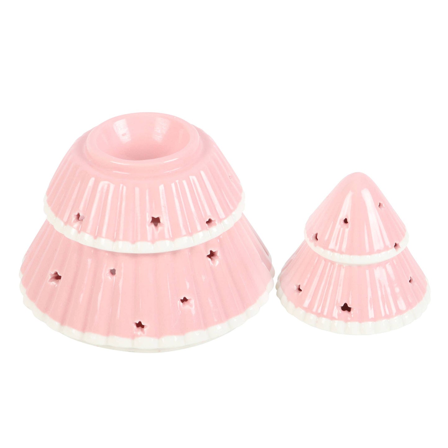 Oliebrander voor roze kerstboom