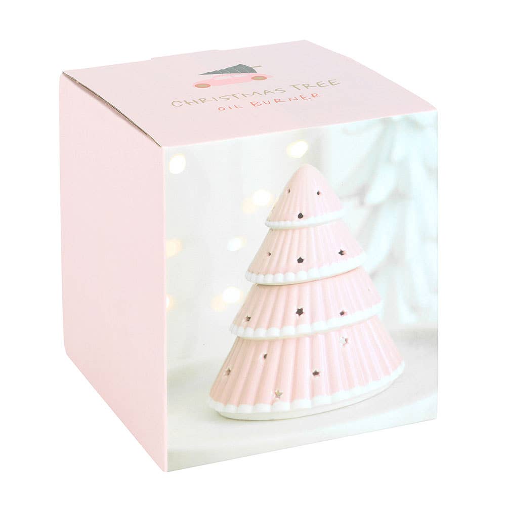 Oliebrander voor roze kerstboom