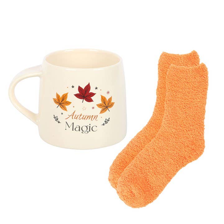 Herfstmagie Mok en Sokken Set