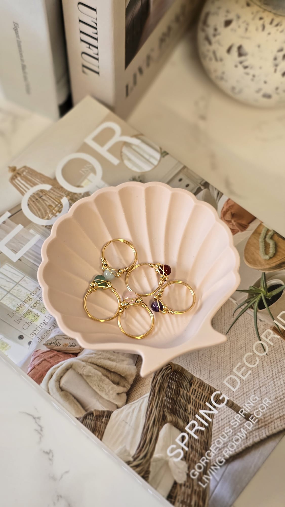 Shell Bloom Jewelery Dish