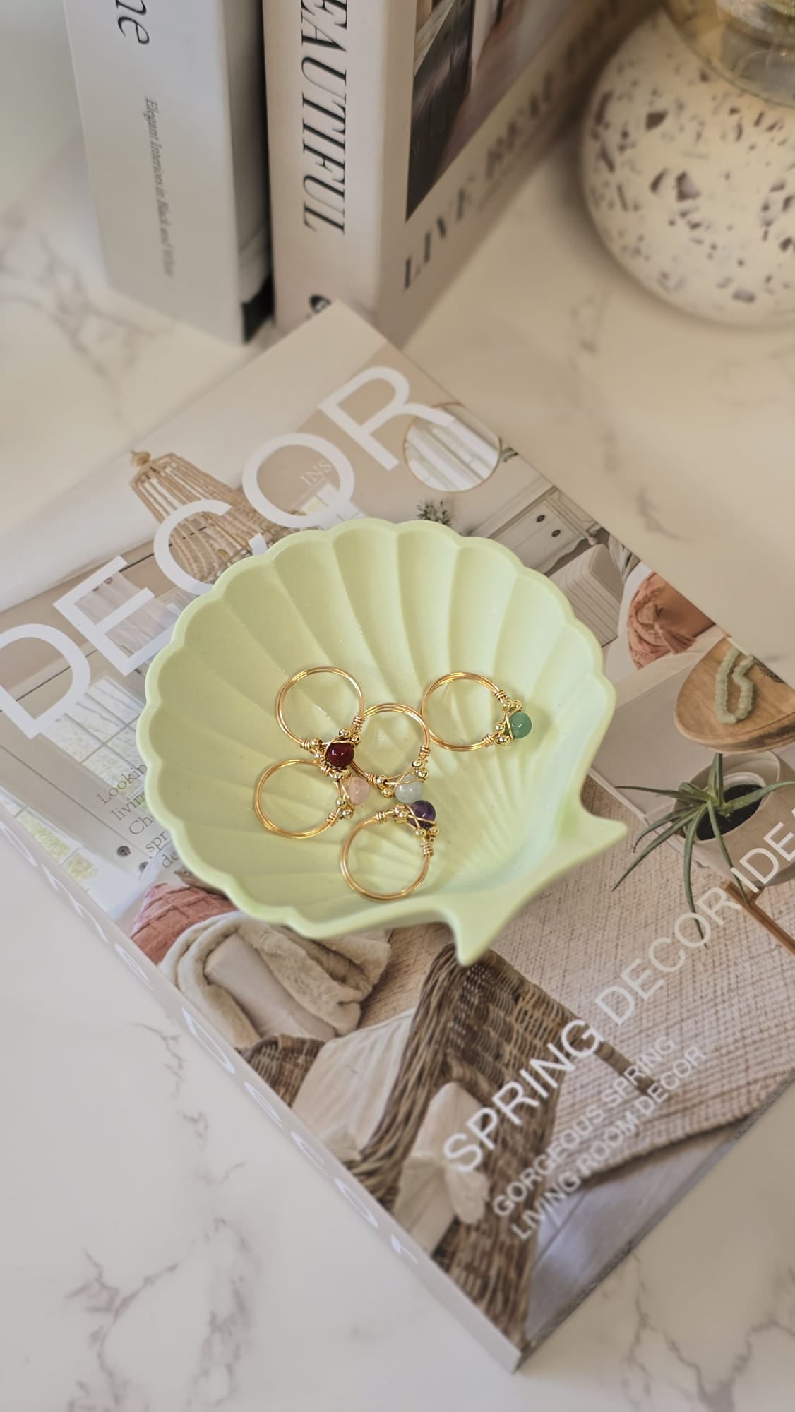 Shell Bloom Jewelery Dish