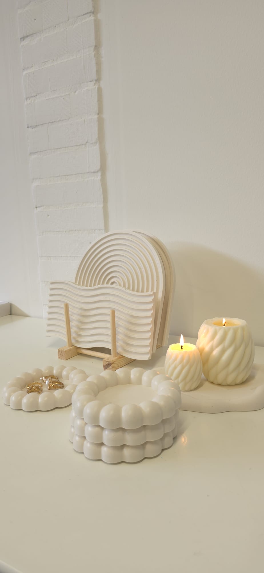 Cloud Bubble Candle/Jewellery Tray