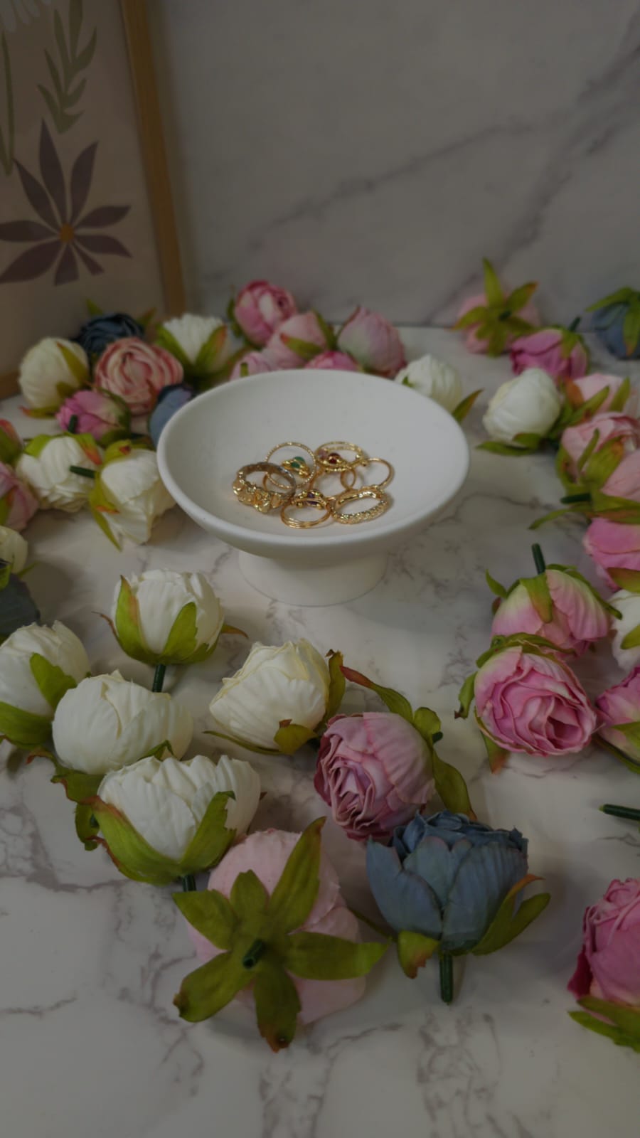 Luna Jesmonite Jewellery Dish