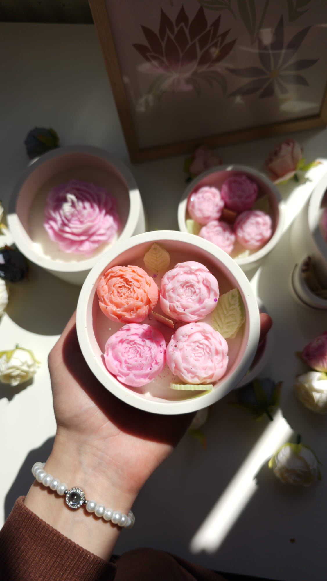 Rose Bloom Scented Candle