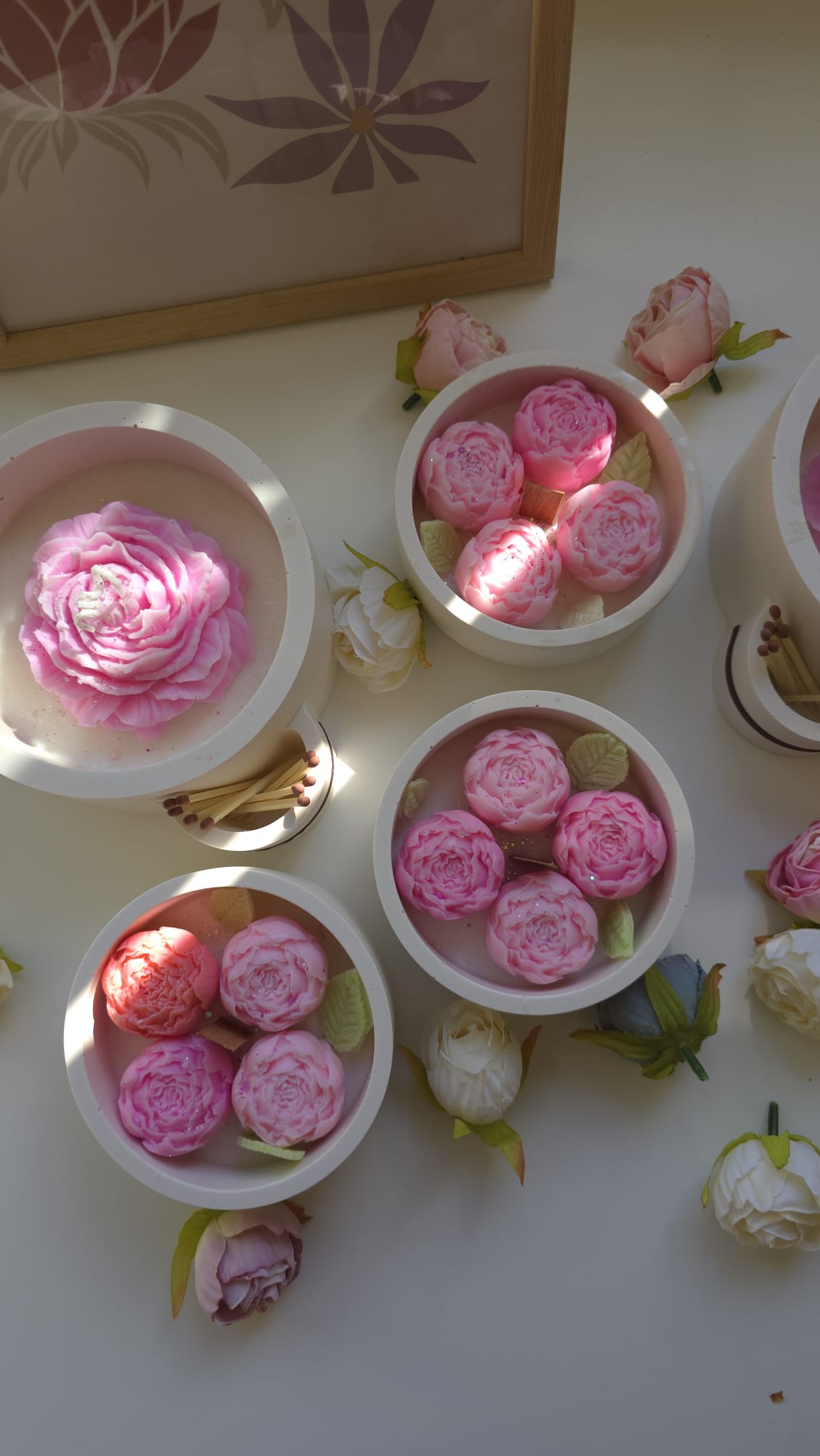 Rose Bloom Scented Candle