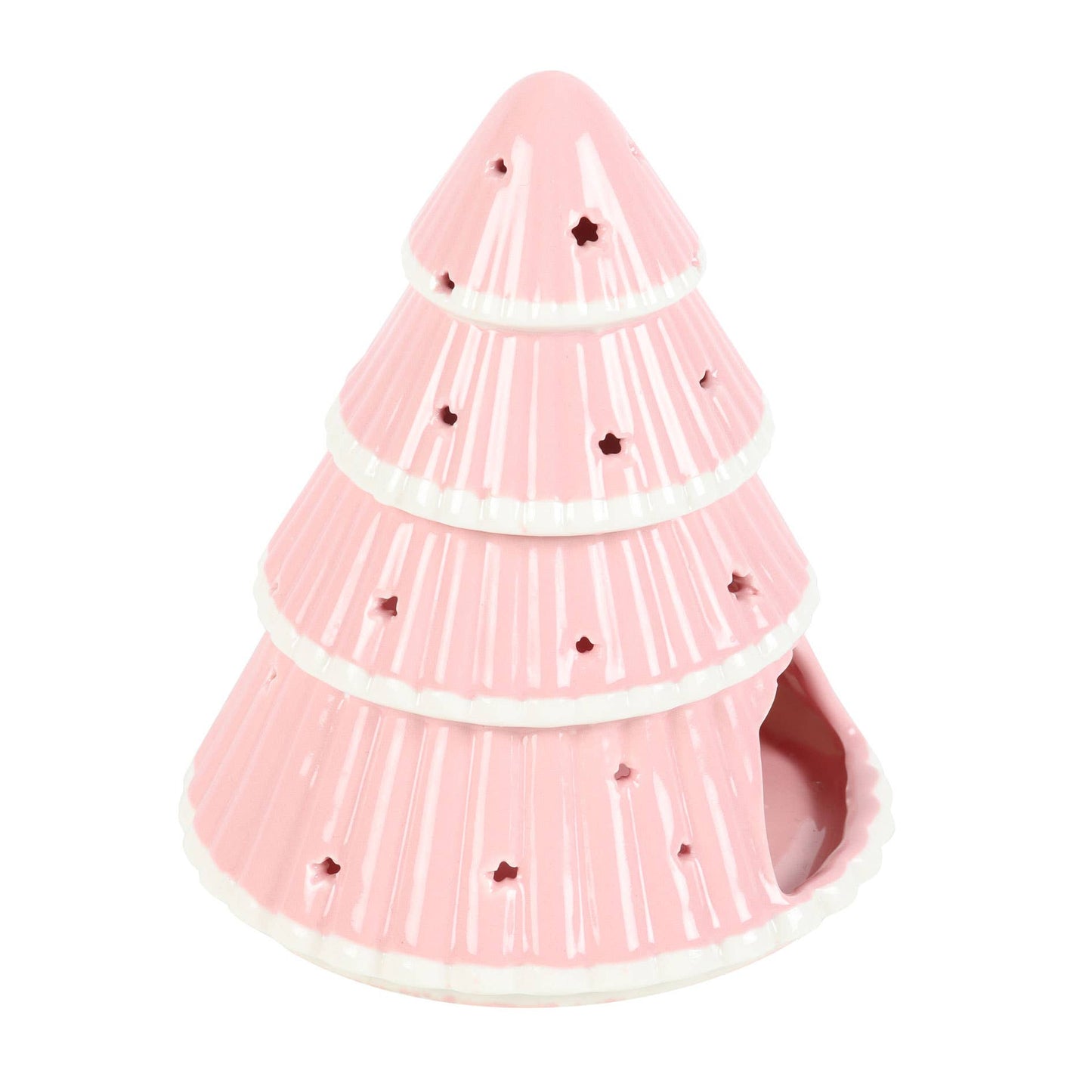 Oliebrander voor roze kerstboom