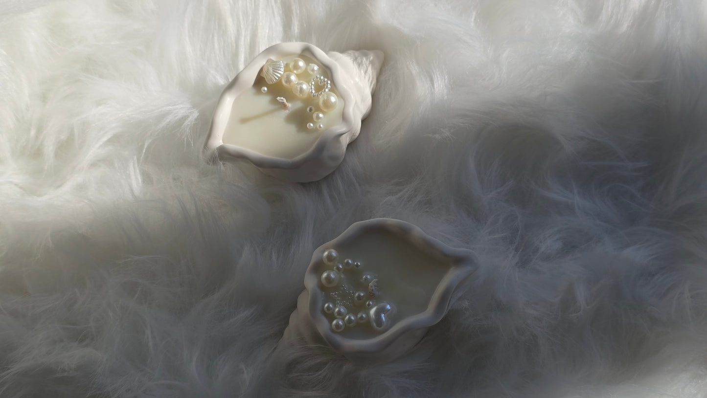 Pearl Shell Candle