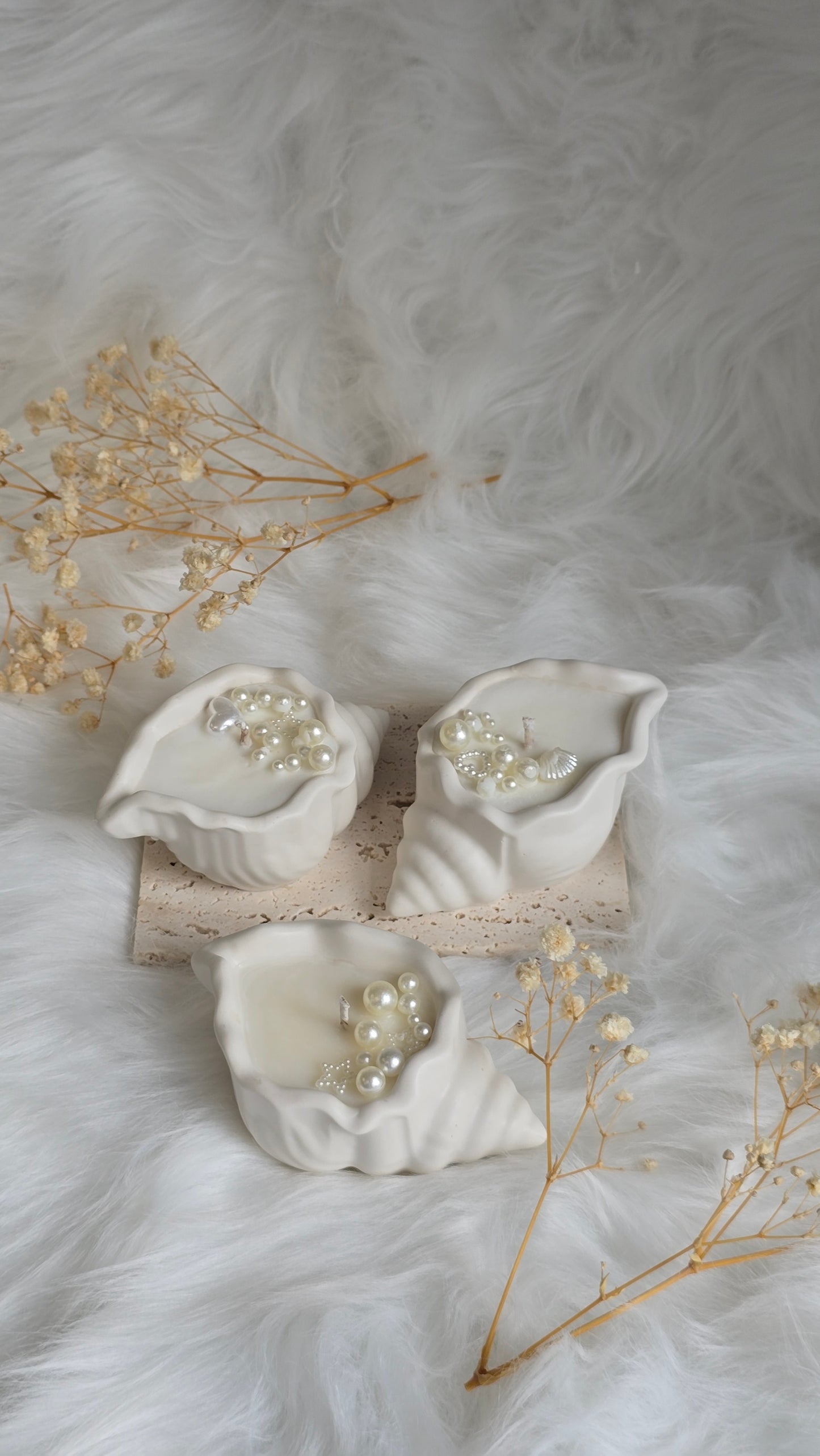 Pearl Shell Candle