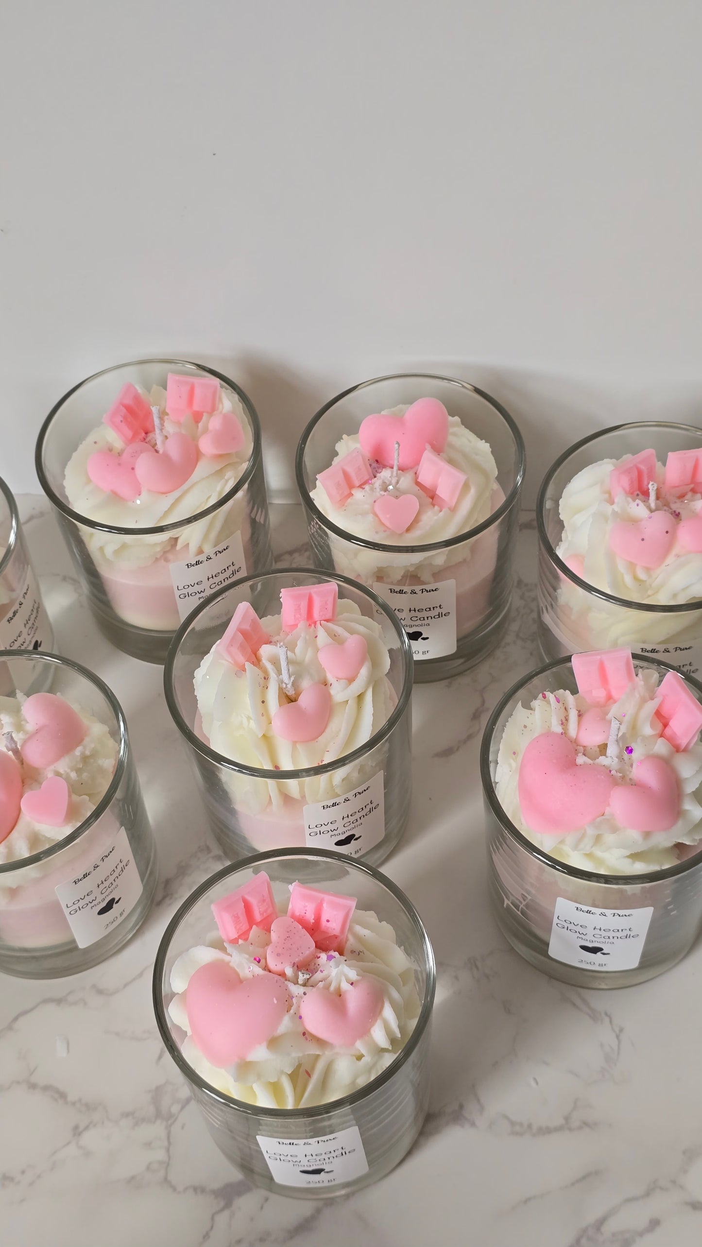 Love Heart Glow Candle 💞