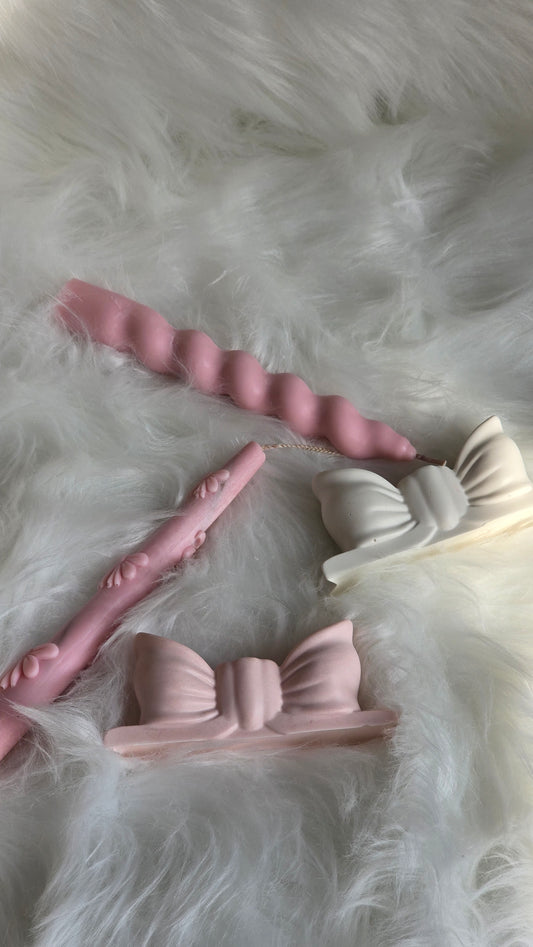 Belle Bow -Handmade Decorative Candle Holder